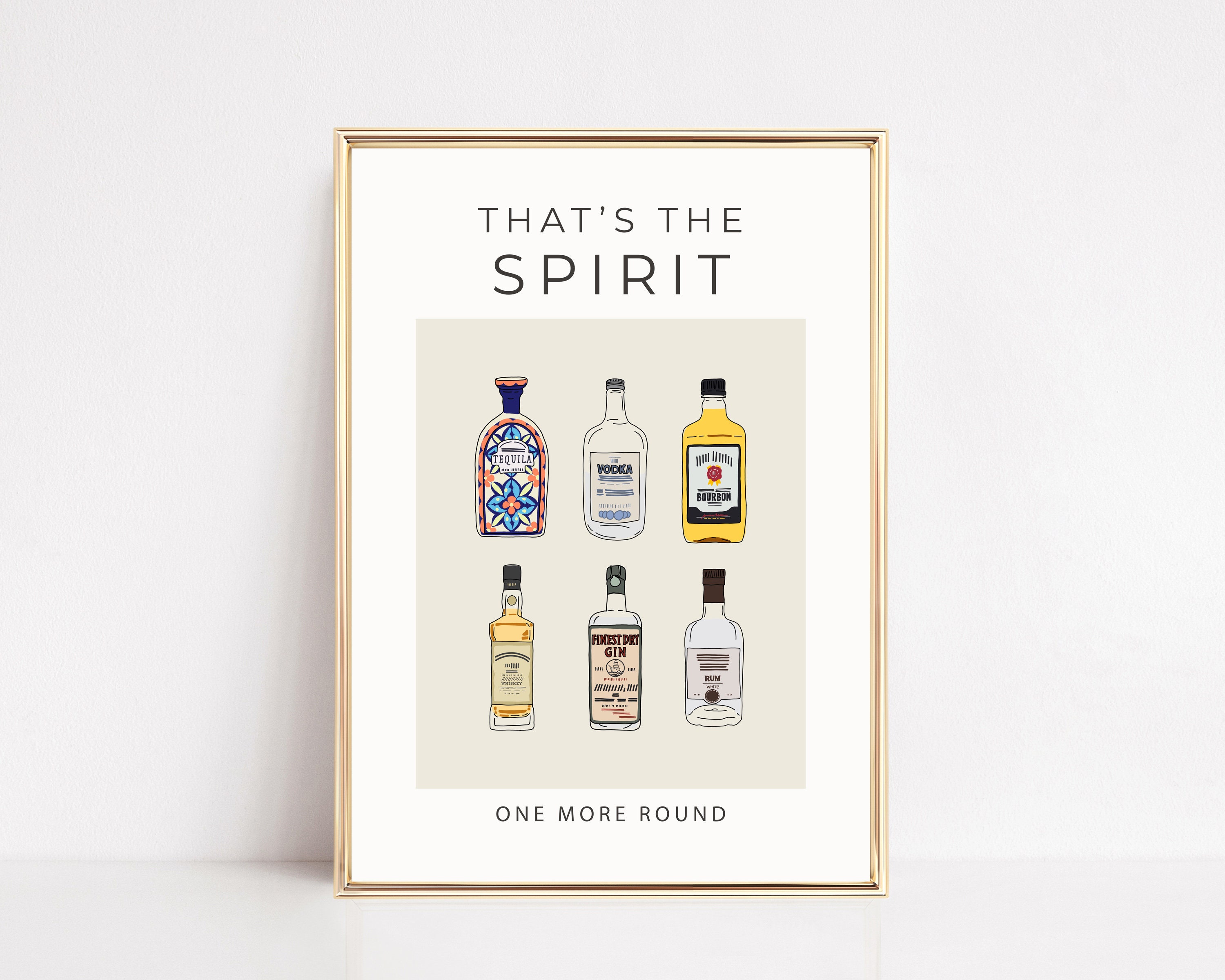 bar cart decor | bar cart print | alcohol print | bar cart wall art | bar cart accessories | kikiandnim | printable wall art