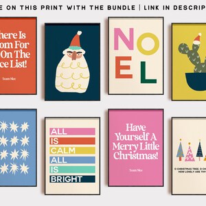 Advent Printable Christmas Countdown Christmas Print Colorful Christmas ...