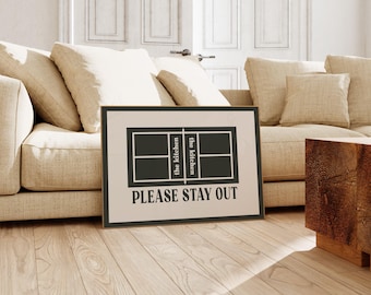 Pickleball Poster | Stay Out of the Kitchen Art (Digital Art)