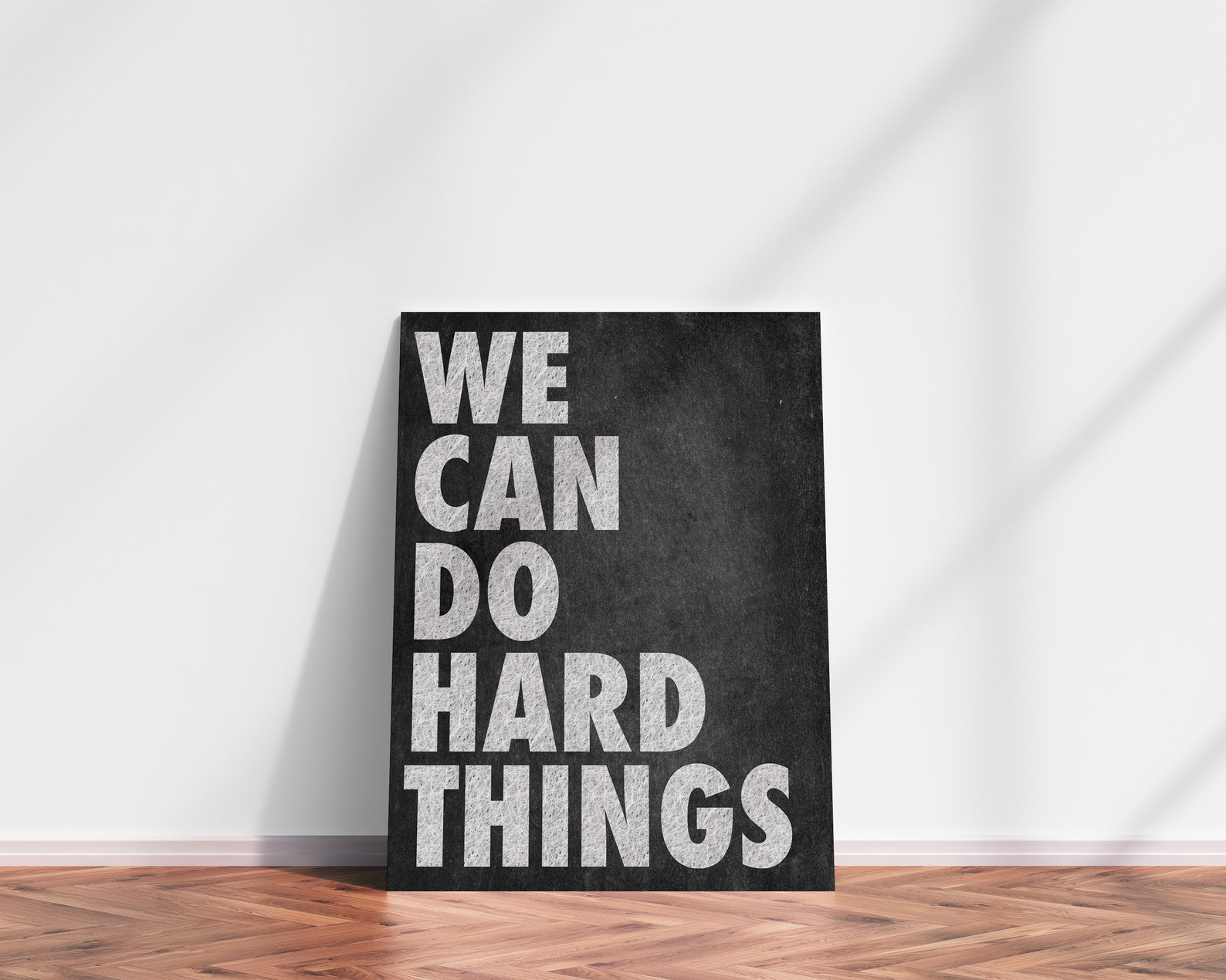 We Can Do Hard Things Sign Inspirational Poster We Can Do - Etsy