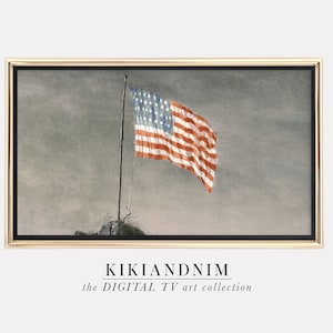 frame tv art 4th of july | samsung frame tv art | fourth of july frame tv art | independence day decor | kikiandnim | digital tv art