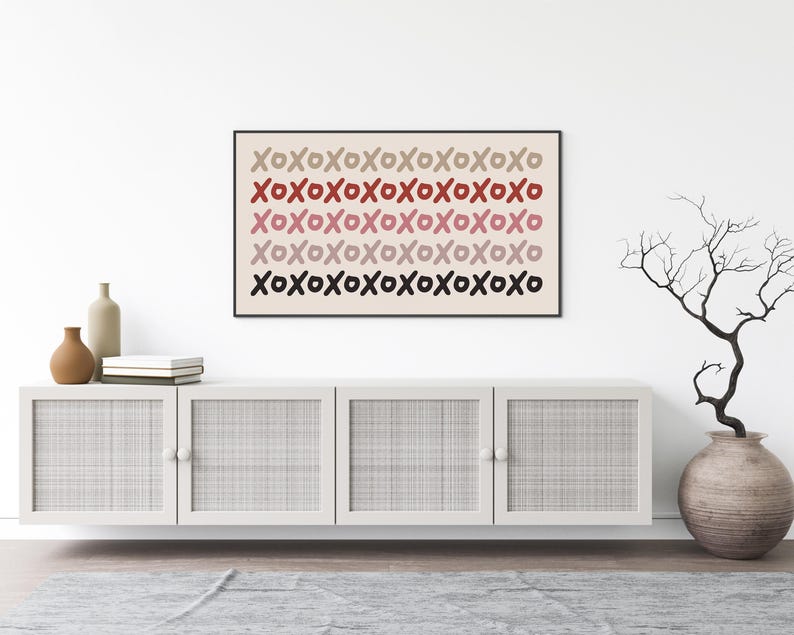 samsung frame tv art | valentines day tv art | neutral frame tv art | art for frame tv | the frame tv art | kikiandnim | digital download image 2