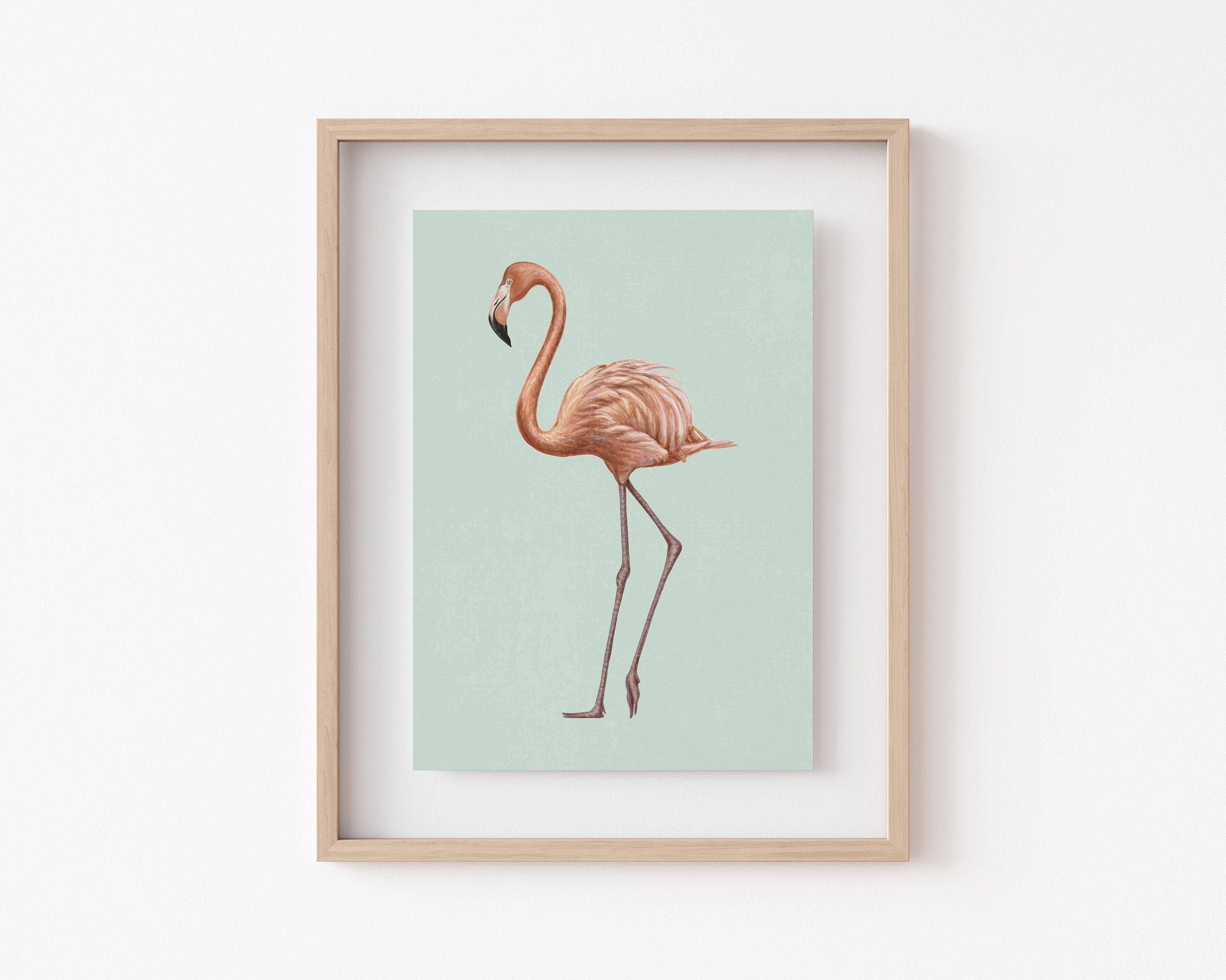 Discover flamingo wall art | bird wall art | boho printable wall art | trendy decor | bird art | flamingo