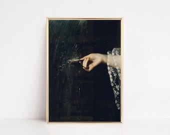 victorian painting | dark academia decor | moody wall art | vintage halloween print | dark academia wall art | kikiandnim | digital print