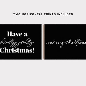 Christmas Wall Art | 20 Christmas Prints | Black and White Christmas ...