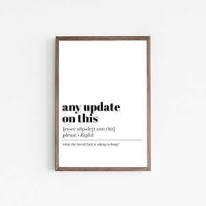 funny office decor for men | cubicle decor | funny office sign | home office wall art | office desk accessories | kikiandnim | digital print image 4