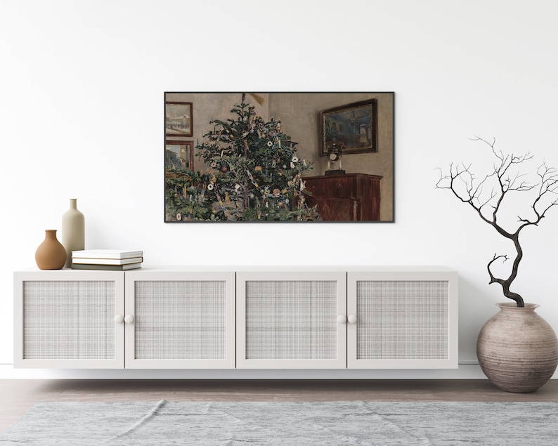 Christmas Frame Tv Art Samsung Frame Tv Art Christmas Etsy