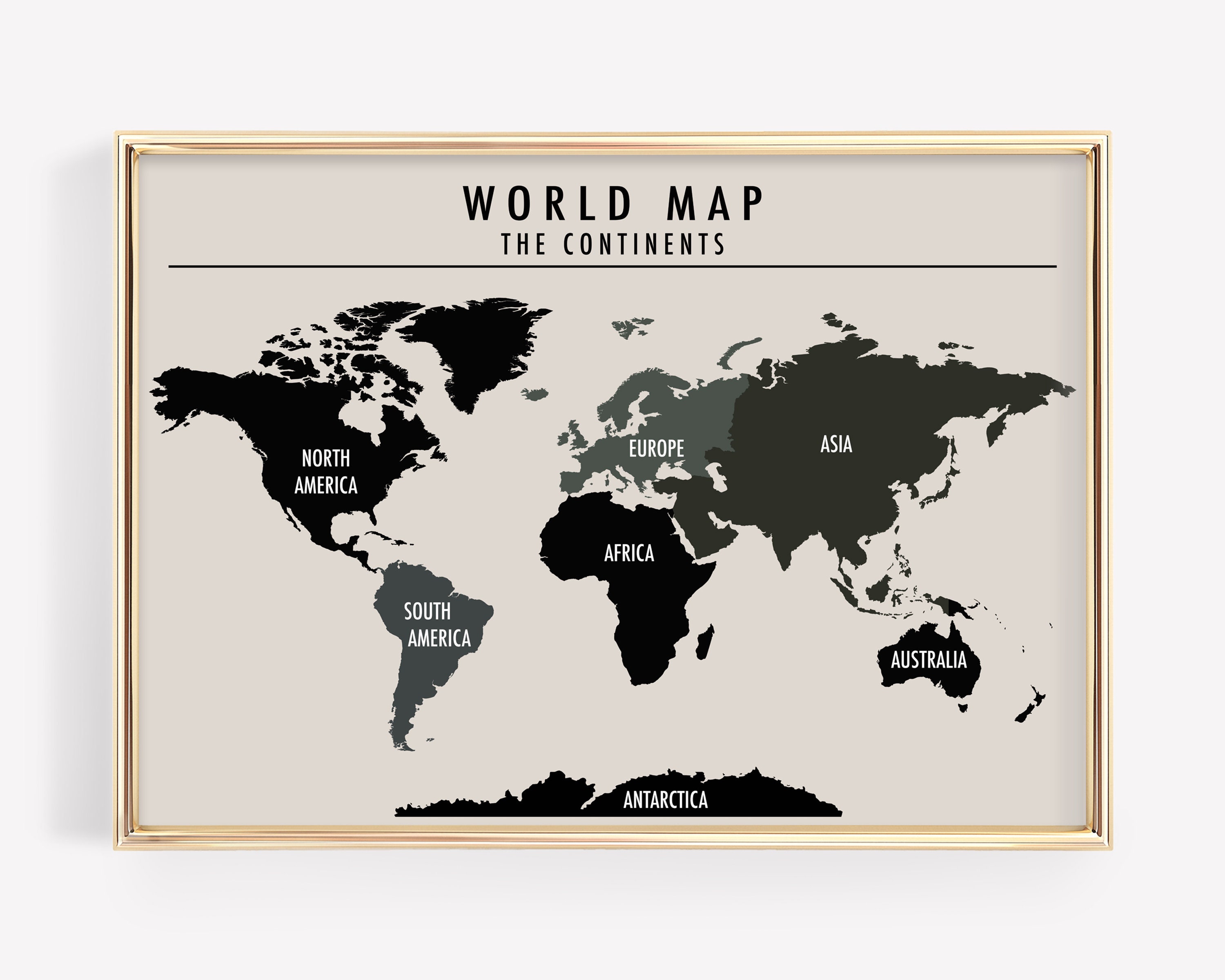 world map wall art printable world map homeschool etsy