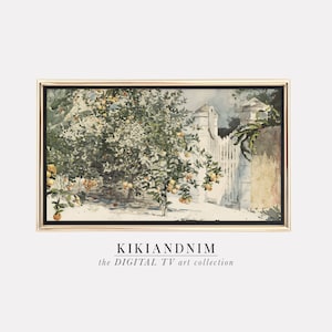 samsung frame tv art vintage | mediterranean art for frame tv | living room frame tv art | the frame tv art | kikiandnim | digital download