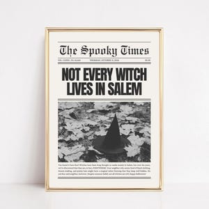 nostalgic halloween wall art set | retro halloween digital prints | halloween decor | halloween posters | kikiandnim | digital download image 6