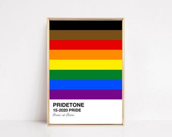 Pride Month Print | LGBTQ poster | PRIDE Printable Wall Art | Gay Pride Decor | Queer Art | Pride Poster | Digital Download
