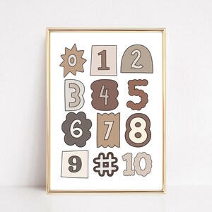Arte de pared para habitación de niño / Láminas para habitación de niño / Arte neutro para habitación de niño / Juego de 9 / KIKIANDNIM / Descarga digital imagen 8