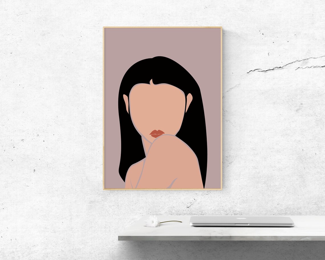 Feminist Art Woman Wall Art Printable Wall Art Feminine | Etsy