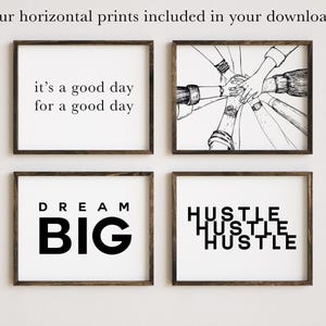 motivational office decor | 31 DIGITAL PRINTS | office wall art | home office art | office wall decor | kikiandnim | printable wall art set image 7