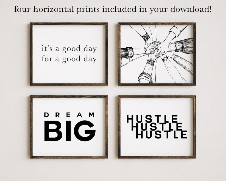motivational office decor | 31 DIGITAL PRINTS | office wall art | home office art | office wall decor | kikiandnim | printable wall art set image 7