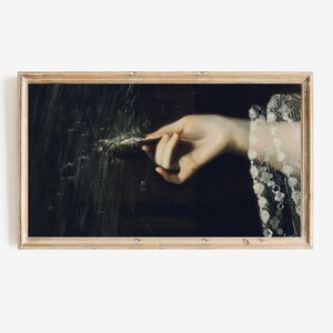samsung frame tv art | halloween tv art | vintage halloween art for frame tv | the frame tv artwork | dark academia decor | kikiandnim image 3