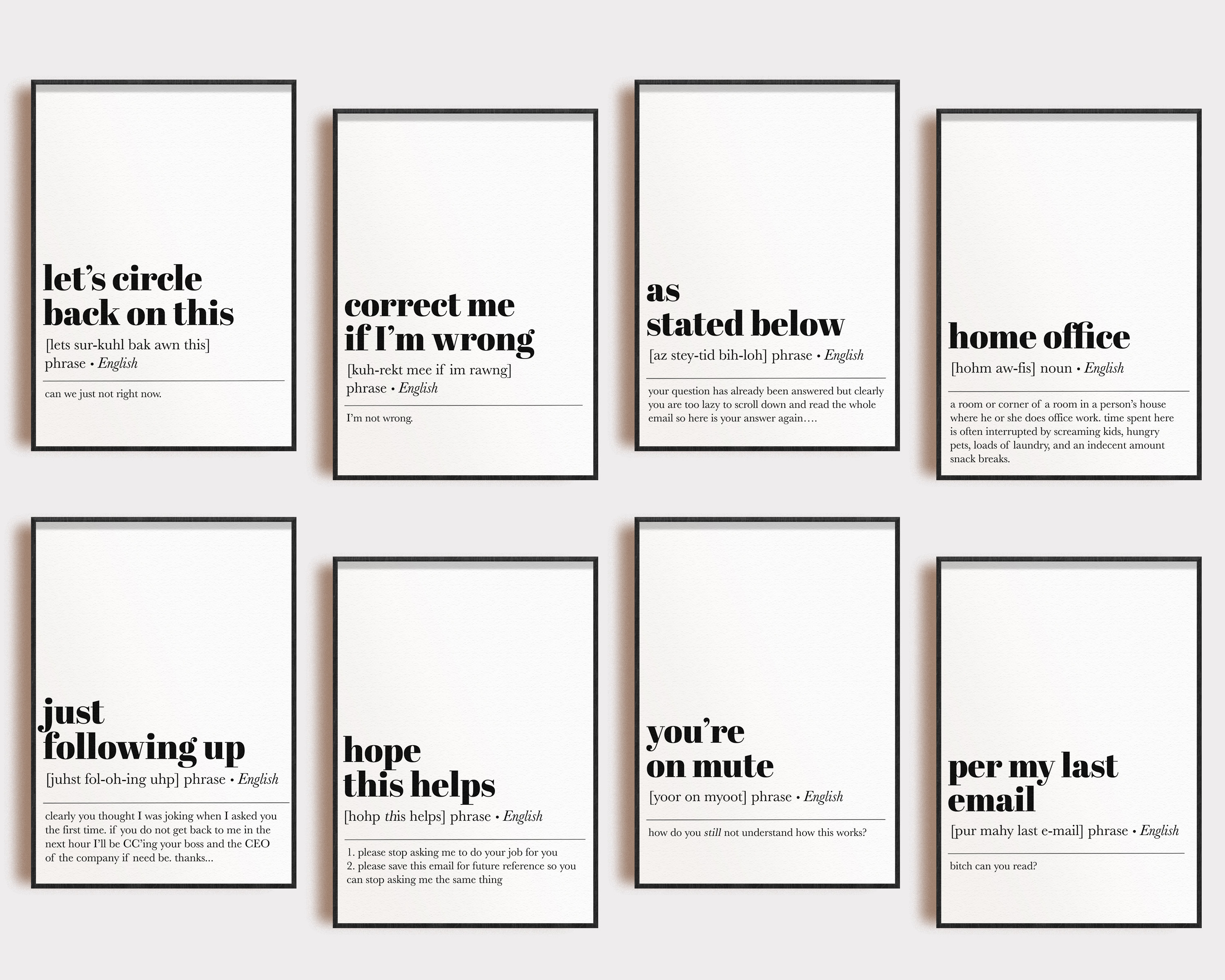 Home Décor Prints work from home art prints 50 PRINTABLES mega bundle office wall decor home