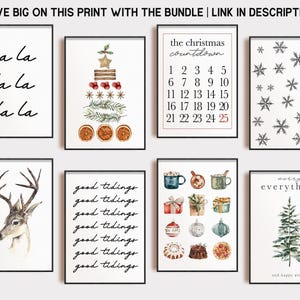 decorazioni invernali da parete / stampa di cervo / decorazioni da parete con cervo / stampe natalizie da parete / decorazioni natalizie da parete / decorazioni natalizie accoglienti / download digitale immagine 3