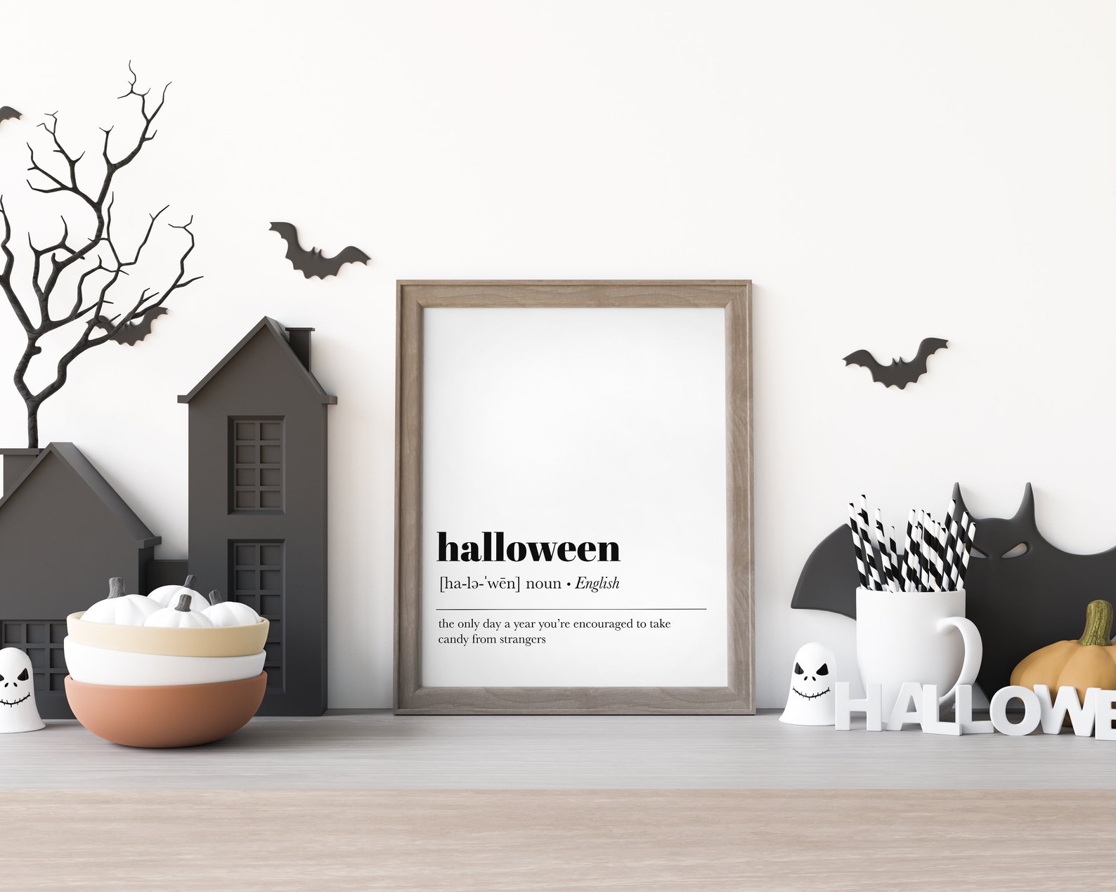Halloween definition print halloween decor halloween Etsy