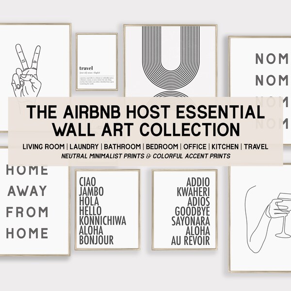 Airbnb Decor Etsy