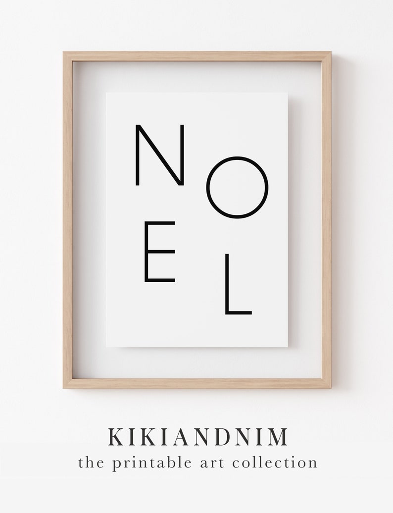 Christmas Printable Minimalist Christmas Print Christmas - Etsy
