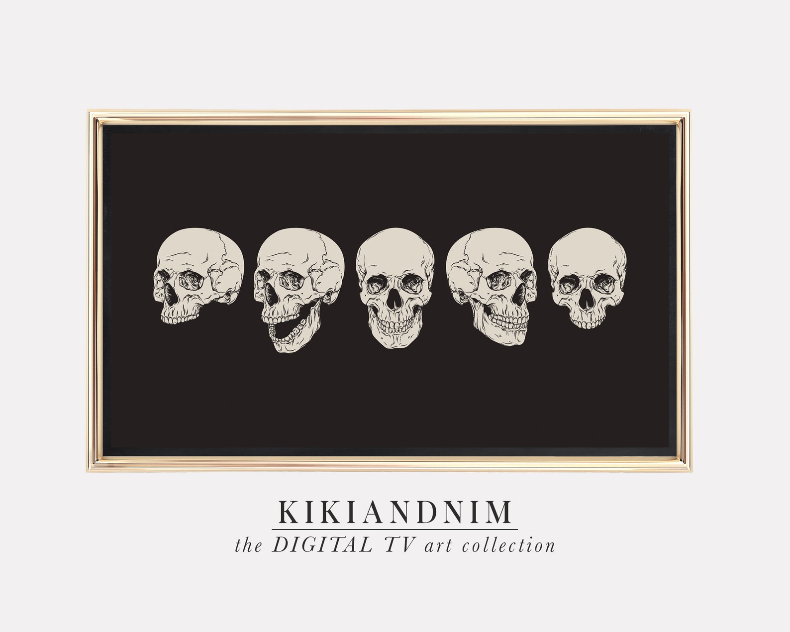 Halloween Frame Tv Art Set Samsung Frame Tv Art Funny - Etsy