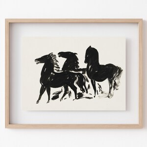 ヴィンテージ馬アートプリント | アンティーク馬エッチング | ヴィンテージ印刷可能ウォールアート | 農家の装飾 | 馬術プリント | デジタルダウンロード 画像 5