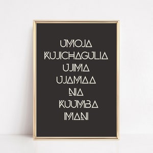 kwanzaa decorations 16 kwanzaa PRINTABLES kwanzaa posters african american wall art holiday decor kikiandnim printable wall art image 6