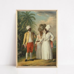 vintage art prints | antique wall art | printable oil painting | african american wall art | vintage print | african art | digital download