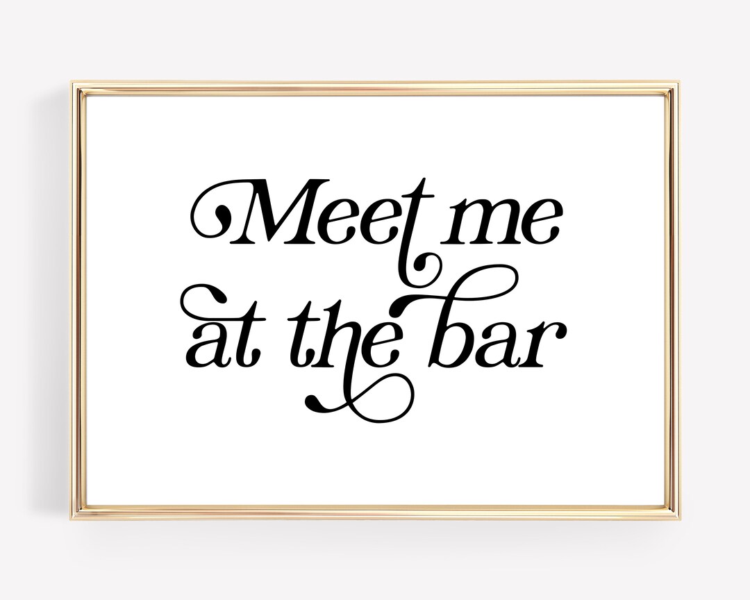 Funny Bar Sign Bar Cart Print Bar Cart Wall Art Bar Cart Accessories
