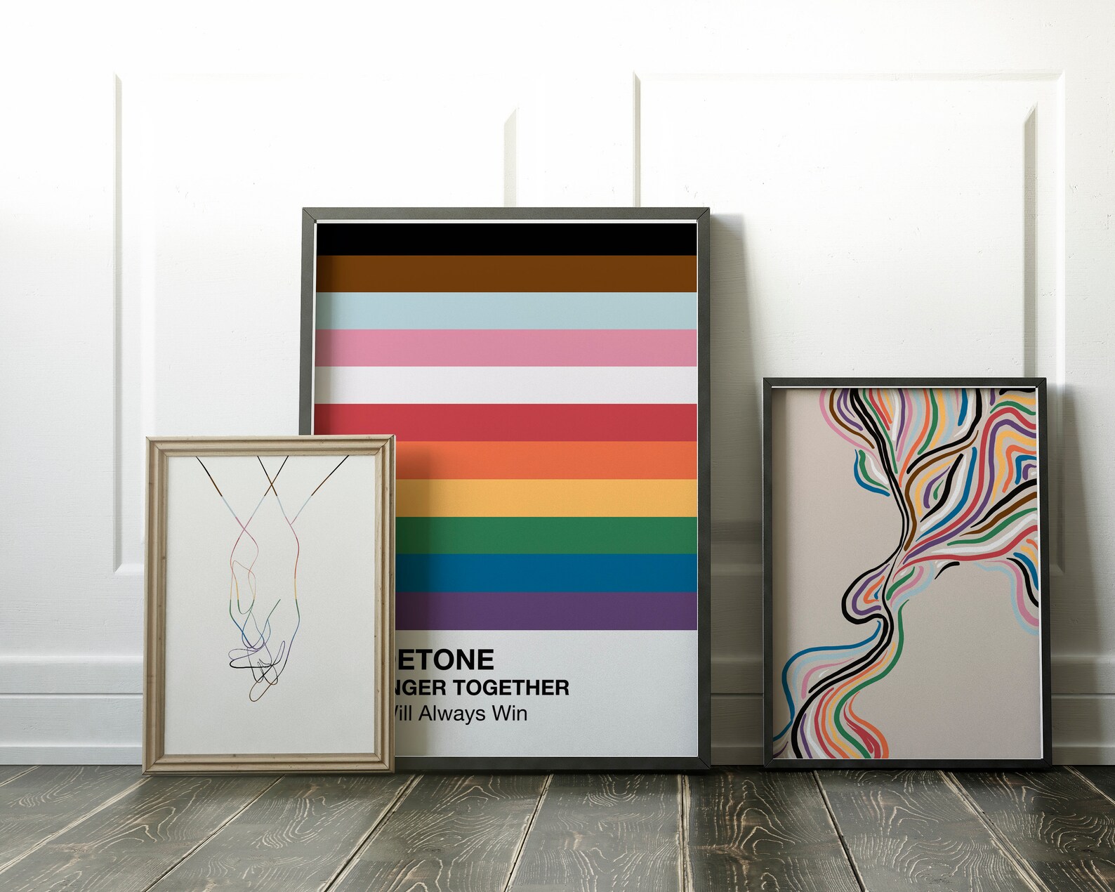 Subtle Pride Office Decor LGBTQ Gift Pride Home Decor Etsy