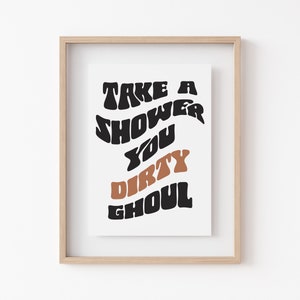 Halloween Bathroom Wall Art | 6 PRINTABLES | Pink Halloween Bathroom ...
