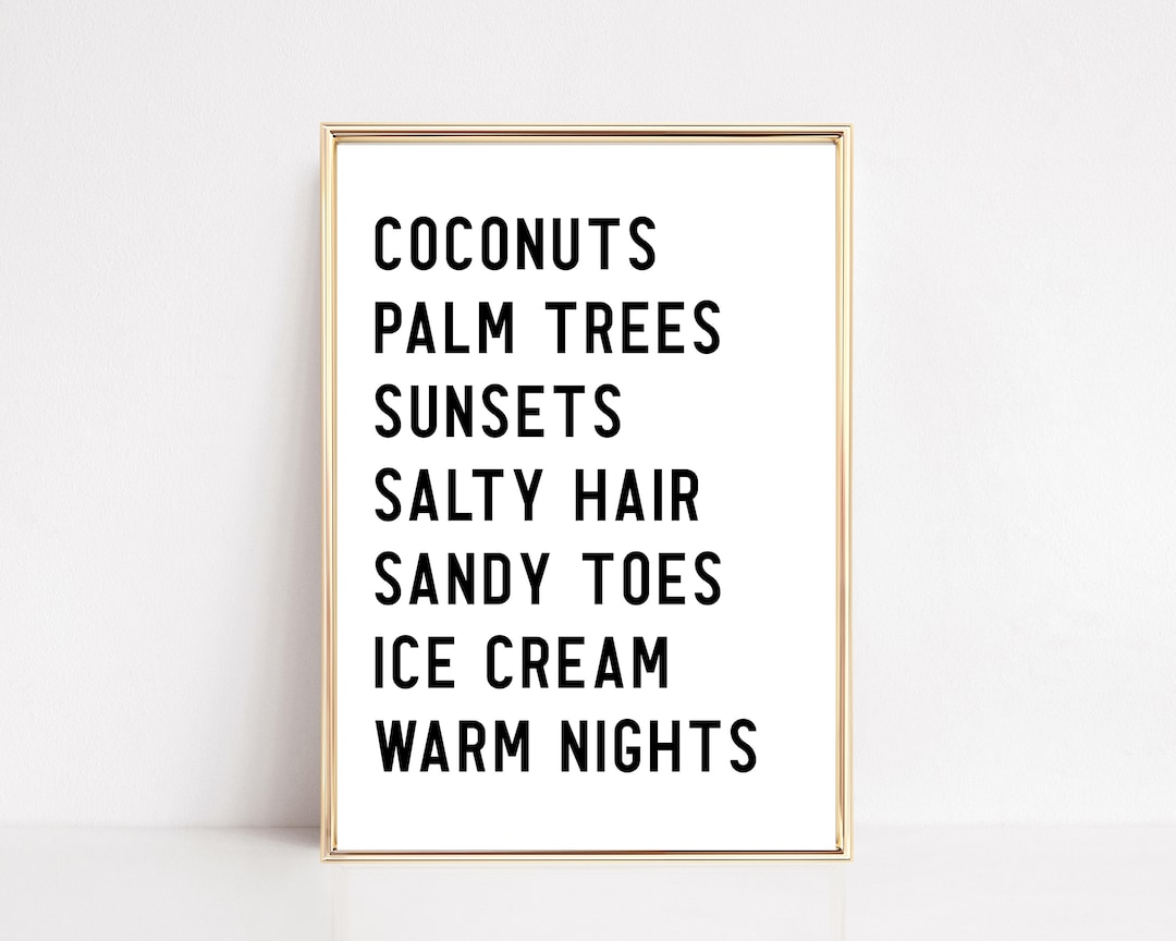 Beach Wall Art Beach House Decor Summer Wall Art Beach Print Beach