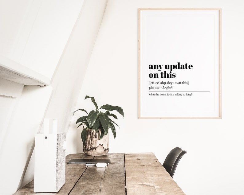 Funny Office Decor for Men Cubicle Decor Funny Office Sign Etsy