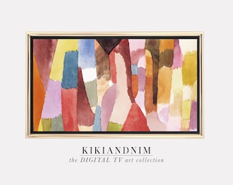 samsung frame tv art painting | colorful abstract frame tv art | modern samsung art tv | abstract tv art | digital download
