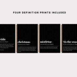 Christmas Wall Art | 20 Christmas Prints | Black and White Christmas ...