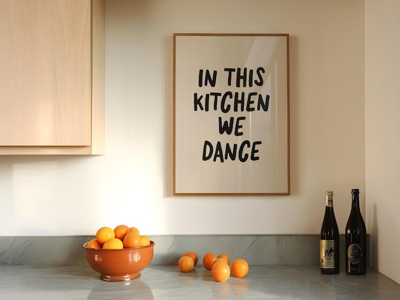 trendy kitchen wall art mega bundle | 30 KITCHEN PRINTS | aesthetic kitchen decor | cute dining room wall art | kikiandnim | digital prints image 7