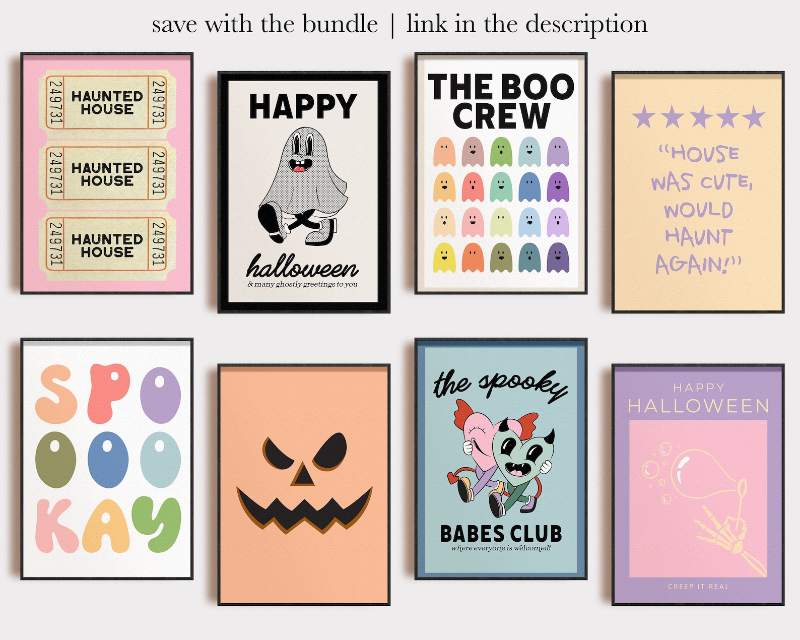 Boo Sign | Pastel Halloween Decor | Printable Halloween Sign ...