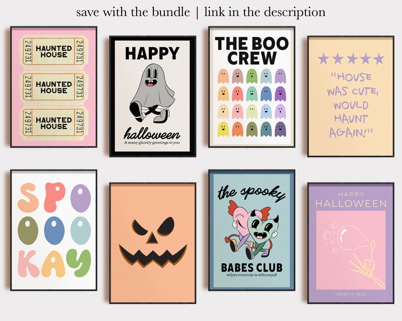 Boo Sign | Pastel Halloween Decor | Printable Halloween Sign ...