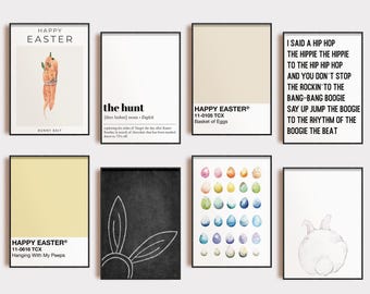 Easter Printable Wall Art | Holiday Decor Set (Digital Download)