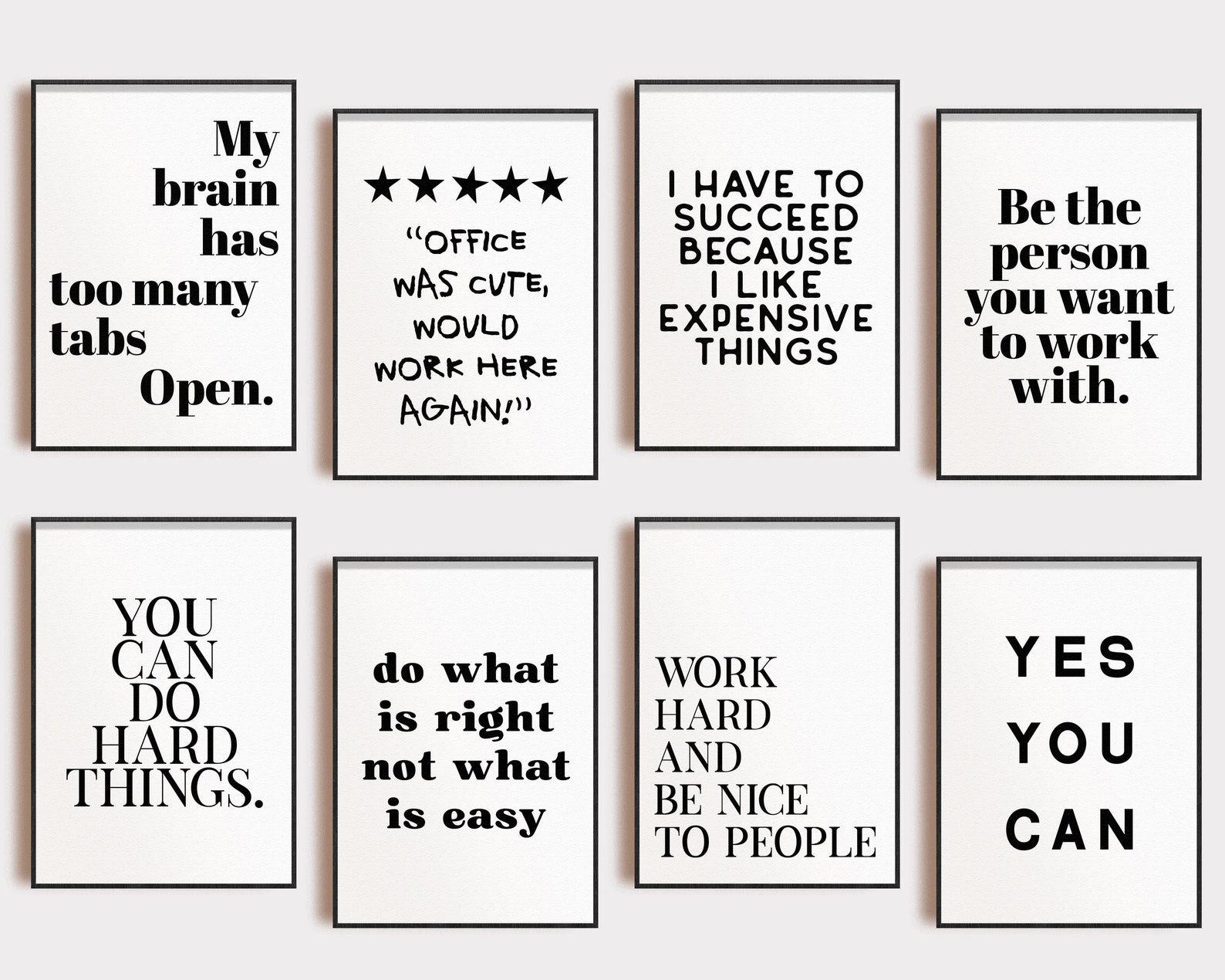 Motivational Office Decor 31 DIGITAL PRINTS Office Wall Art Home Office ...