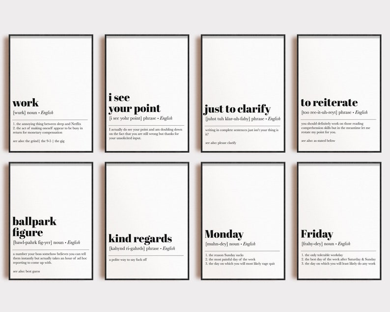Office Wall Art Set 81 PRINTABLES Mega Bundle Home - Etsy