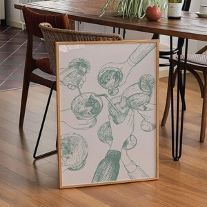 trendy bar cart decor | cheers sign | sage green decor | dorm wall art print | bar cart wall art | kikiandnim | digital print image 6
