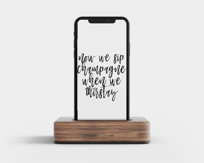 We sip champagne when we thirsty art print instant download Etsy