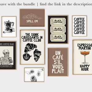 koffie muurkunst | hoe drink jij je koffie | koffieafdruk | espressoprint | koffieposter | koffiecadeau | kikiandnim | digitale afdruk afbeelding 6