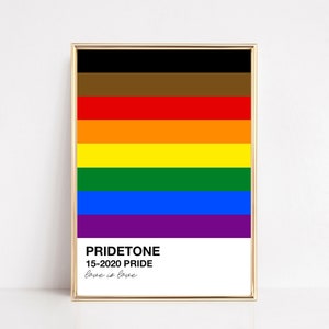 pride print | LGBTQ poster | PRIDE printable wall art | gay art | gay pride decor | queer art | rainbow | pride poster | digital download