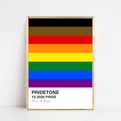 Pride Print LGBTQ Poster PRIDE Printable Wall Art Gay | Etsy