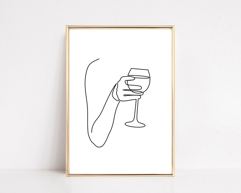 Wine Printable Wall Art Set of 3 Prints Wine Wall Art - Etsy