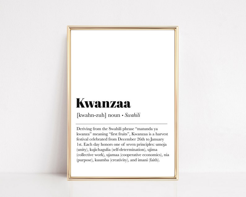 kwanzaa decorations 16 kwanzaa PRINTABLES kwanzaa posters african american wall art holiday decor kikiandnim printable wall art image 5