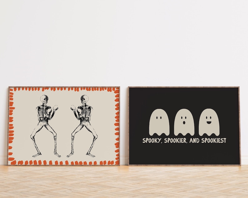 halloween printable wall art | 40 HALLOWEEN PRINTS | halloween decor | halloween prints | halloween wall decor | kikiandnim | digital prints image 8
